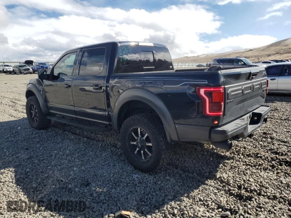 2019 Ford F-150 Raptor with VIN 1FTFW1RG0KFD33992, listed as a Copart auction lot 48814605 with 67,957 mi miles and Salvage Title. Bid and sale history available at carsss.com. Image 2.