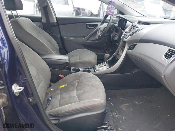 2013 Hyundai Elantra GLS PZEV with VIN 5NPDH4AE9DH347623, listed as a IAAI auction lot 41177236 with 217,294 mi miles. Bid and sale history available at carsss.com. Image 5.