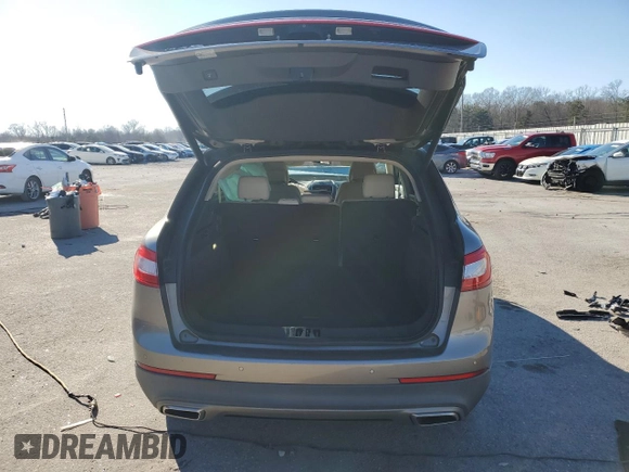 2017 Lincoln MKX Select with VIN 2LMPJ6KR2HBL35040, listed as a Copart auction lot 45922025 with 55,864 mi miles and Salvage Title. Bid and sale history available at carsss.com. Image 6.