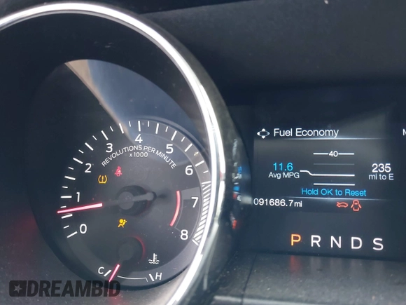 2015 Ford Mustang V6 with VIN 1FATP8EM8F5338590, listed as a IAAI auction lot 41707171 with 91,686 mi miles and . Bid and sale history available at DreamBid. Image 16.