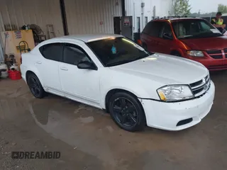 2013 Dodge Avenger SE with VIN 1C3CDZAB1DN712729, listed as a IAAI auction lot 41980859 with 250,356 mi miles and . Bid and sale history available at DreamBid. Image 1.