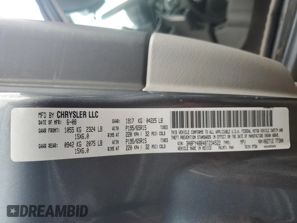 2008 Chrysler PT Cruiser z VIN 3A8FY48B48T234522, wystawiony jako Copart lot #54898395 z przebiegiem 105 604 mil mil oraz Szkoda całkowita • Salvage title. Historia ofert i sprzedaży dostępna na DreamBid. Obrazek 13.