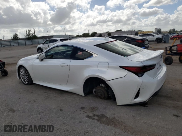 2019 Lexus RC 350 z VIN JTHHZ5BC0K5021111, wystawiony jako Copart lot #77347894 z przebiegiem 51 738 mil mil oraz Szkoda całkowita • Salvage title. Historia ofert i sprzedaży dostępna na DreamBid. Obrazek 2.