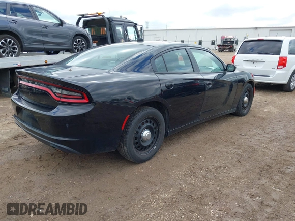 2017 Dodge Charger Police with VIN 2C3CDXKT8HH630779, listed as a IAAI auction lot 42184856 with 140,767 mi miles and . Bid and sale history available at DreamBid. Image 4.