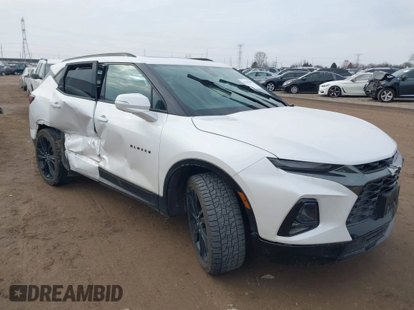 2020 Chevrolet Blazer RS с VIN 3GNKBKRSXLS691965, выставлен на аукционе IAAI как лот 41533260 с пробегом 60 955 миль миль и . История ставок и продаж доступна на DreamBid. Изображение 1.