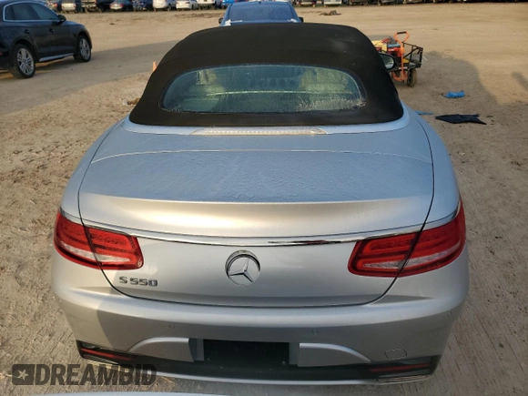 2017 Mercedes-Benz S 550 with VIN WDDXK8CB2HA029533, listed as a Copart auction lot 43313915 with Not Provided miles and Non Repairable. Bid and sale history available at DreamBid. Image 6.