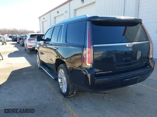 2017 Cadillac Escalade Platinum with VIN 1GYS4DKJ7HR349250, listed as a IAAI auction lot 41741978 with 109,277 mi miles. Bid and sale history available at carsss.com. Image 3.