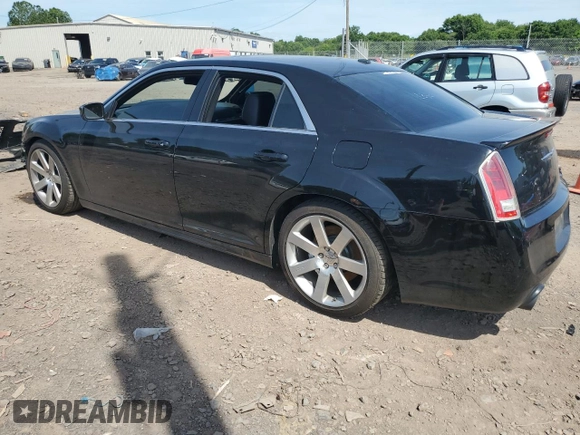 2012 Chrysler 300 SRT8 with VIN 2C3CCAFJ6CH800641, listed as a Copart auction lot 61313094 with 107,426 mi miles and Salvage Title. Bid and sale history available at carsss.com. Image 2.