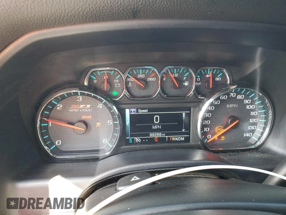 2015 Chevrolet Silverado 1500 LT with VIN 3GCUKREC9FG433906, listed as a Copart auction lot 52495785 with 99,268 mi miles and Salvage Title. Bid and sale history available at DreamBid. Image 9.