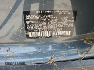 2024 Subaru Crosstrek Premium with VIN JF2GUADC9RH288663, listed as a Copart auction lot 59472505 with Not provided miles and Salvage title. Bid and sale history available at DreamBid. Image 13.
