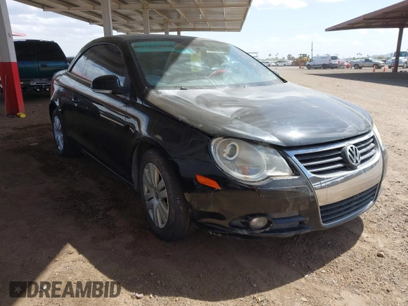 2007 Volkswagen Eos with VIN WVWAA71F07V026933, listed as a IAAI auction lot 41937721 with 151,053 mi miles and . Bid and sale history available at DreamBid. Image 1.