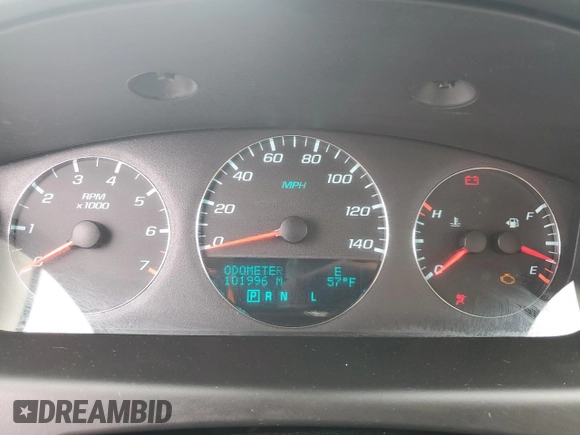 2013 Chevrolet Impala LTZ with VIN 2G1WC5E31D1218873, listed as a Copart auction lot 50394665 with 101,996 mi miles and Salvage Title. Bid and sale history available at DreamBid. Image 9.