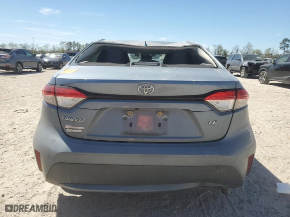 2020 Toyota Corolla LE with VIN JTDEPRAE5LJ070219, listed as a Copart auction lot 49513985 with 81,159 mi miles and Salvage Title. Bid and sale history available at carsss.com. Image 6.
