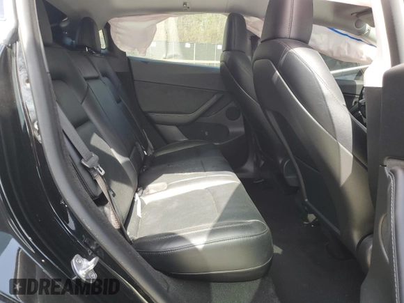 2022 Tesla Model Y Long Range with VIN 7SAYGDEE6NA007215, listed as a Copart auction lot 49749135 with 38,208 mi miles and Salvage Title. Bid and sale history available at carsss.com. Image 10.