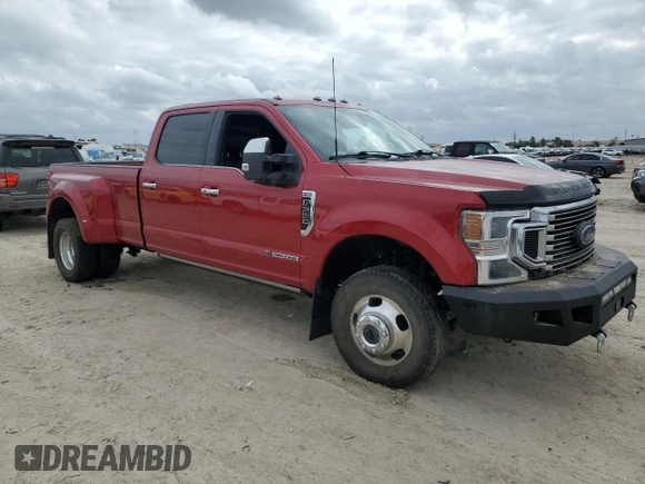 2022 Ford F-350 XL with VIN 1FT8W3DT7NED60044, listed as a Copart auction lot 42649375 with Not Provided miles and Salvage Title. Bid and sale history available at DreamBid. Image 4.