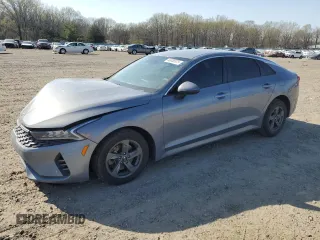 2021 Kia K5 LX with VIN 5XXG24J25MG001598, listed as a Copart auction lot 49358575 with 99,071 mi miles and Salvage Title. Bid and sale history available at carsss.com. Image 1.
