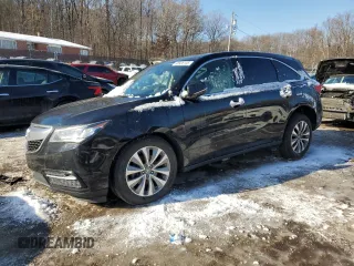 2016 Acura MDX Technology с VIN 5FRYD4H44GB010370, выставлен на аукционе Copart как лот 88936105 с пробегом 115 047 миль миль и Списание • Salvage title. История ставок и продаж доступна на DreamBid. Изображение 1.