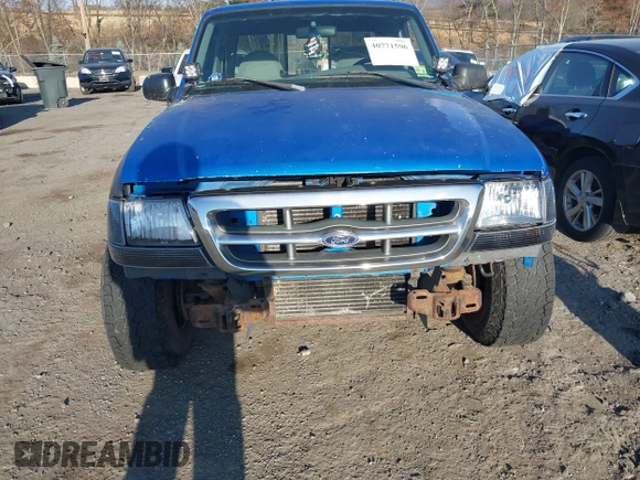 2000 Ford Ranger XL with VIN 1FTYR14C7YTA97775, listed as a IAAI auction lot 40771596 with 180,788 mi miles. Bid and sale history available at carsss.com. Image 6.