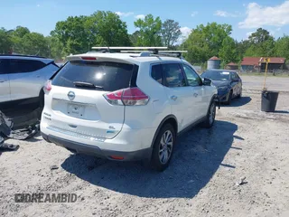 2014 Nissan Rogue SV with VIN 5N1AT2MT0EC872336, listed as a IAAI auction lot 42073172 with 93,676 mi miles and . Bid and sale history available at carsss.com. Image 4.