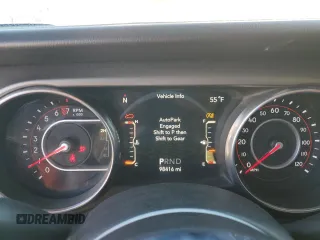 2018 Jeep Wrangler Unlimited Rubicon с VIN 1C4HJXFGXJW210780, выставлен на аукционе Copart как лот 50590655 с пробегом 98 416 миль миль и Списание • Salvage title. История ставок и продаж доступна на DreamBid. Изображение 9.