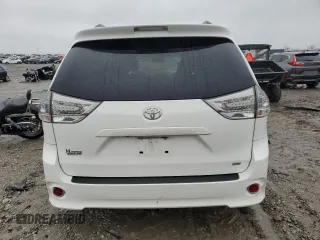 2011 Toyota Sienna SE with VIN 5TDXK3DC9BS075469, listed as a Copart auction lot 44900265 with 164,214 mi miles and Salvage Title. Bid and sale history available at carsss.com. Image 6.