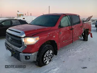 2014 Toyota Tundra 4WD Truck SR5 with VIN 5TFDY5F19EX383054, listed as a Copart auction lot 86438604 with 144,326 mi miles and Salvage Title. Bid and sale history available at carsss.com. Image 1.