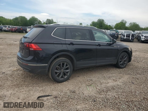 2022 Volkswagen Tiguan SE with VIN 3VV2B7AX4NM152179, listed as a Copart auction lot 58522255 with 44,773 mi miles and Salvage title. Bid and sale history available at DreamBid. Image 3.