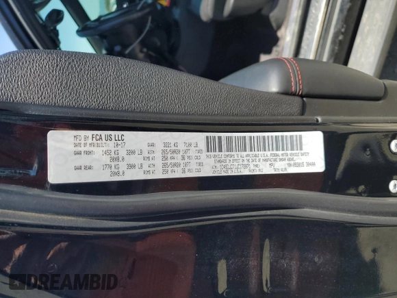 2018 Dodge Durango R/T с VIN 1C4SDJCT1JC172871, выставлен на аукционе Copart как лот 58373475 с пробегом 163 670 миль миль и Списание • Salvage title. История ставок и продаж доступна на DreamBid. Изображение 13.