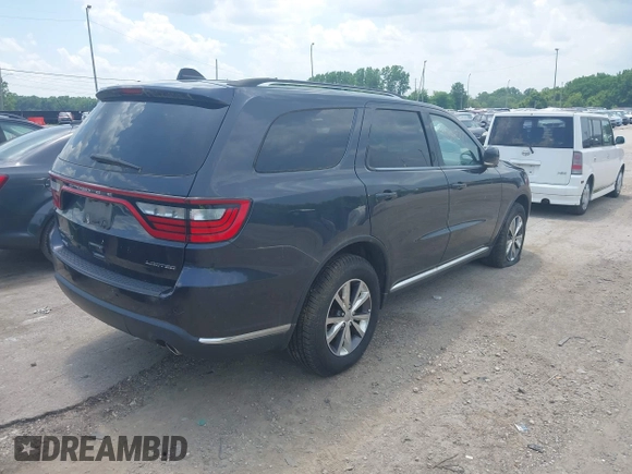 2016 Dodge Durango Limited with VIN 1C4RDJDG4GC374791, listed as a IAAI auction lot 42589791 with 181,362 mi miles and . Bid and sale history available at DreamBid. Image 4.