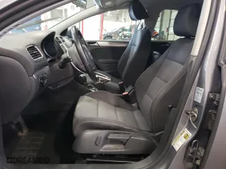 2012 Volkswagen Golf TDI with VIN WVWDM7AJ7CW174848, listed as a Copart auction lot 53872855 with 96,381 mi miles and Salvage Title. Bid and sale history available at carsss.com. Image 7.