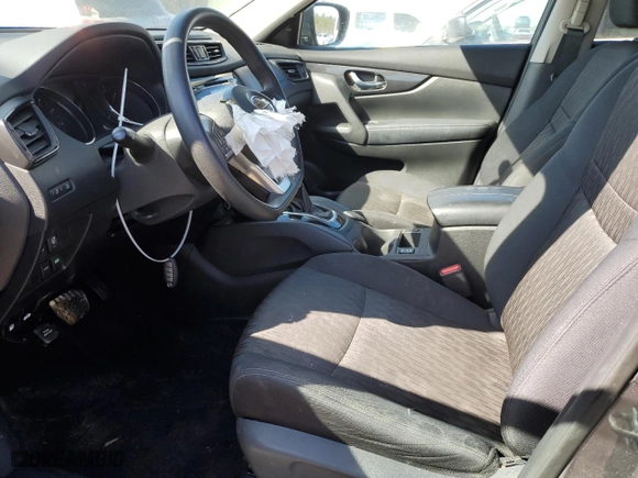 2017 Nissan Rogue SV with VIN 5N1AT2MT1HC881468, listed as a Copart auction lot 46773825 with 0 mi miles and Salvage Title. Bid and sale history available at carsss.com. Image 7.