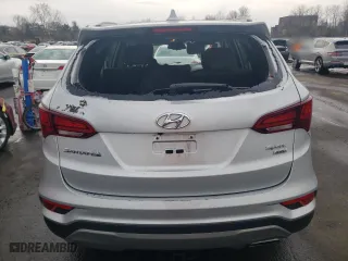 2017 Hyundai Santa Fe Sport 2.4L with VIN 5XYZUDLB6HG412087, listed as a Copart auction lot 52124305 with 157,175 mi miles and Salvage Title. Bid and sale history available at carsss.com. Image 6.