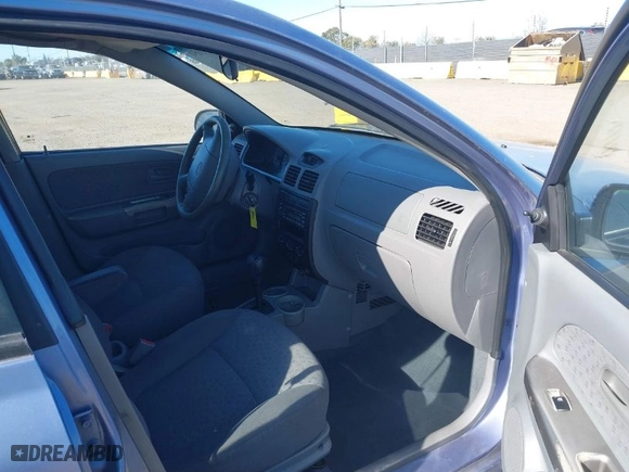 2004 Kia Rio with VIN KNADC165546190976, listed as a IAAI auction lot 41412051 with 186,378 mi miles. Bid and sale history available at carsss.com. Image 5.
