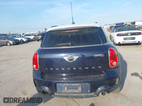 2013 MINI Countryman S ALL4 with VIN WMWZC5C58DWP33707, listed as a IAAI auction lot 41835234 with 98,441 mi miles and . Bid and sale history available at DreamBid. Image 16.