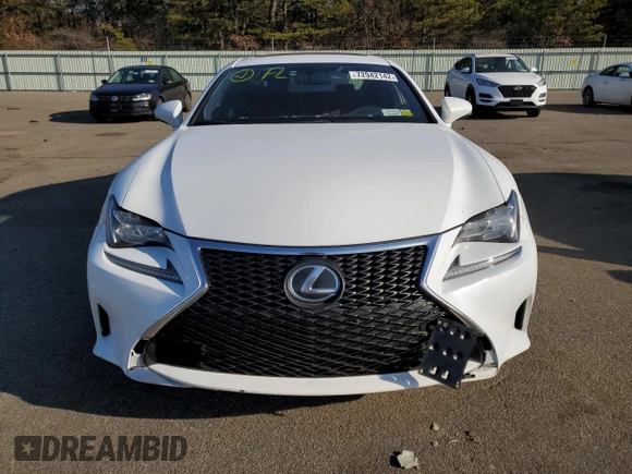 2016 Lexus RC 350 F Sport z VIN JTHSE5BC9G5005997, wystawiony jako Copart lot #72942142 z przebiegiem 74 399 mil mil oraz . Historia ofert i sprzedaży dostępna na DreamBid. Obrazek 5.