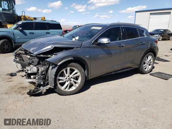 2017 Infiniti QX30 Premium with VIN SJKCH5CPXHA018911, listed as a Copart auction lot 48618365 with Not Provided miles and Salvage Title. Bid and sale history available at DreamBid. Image 1.