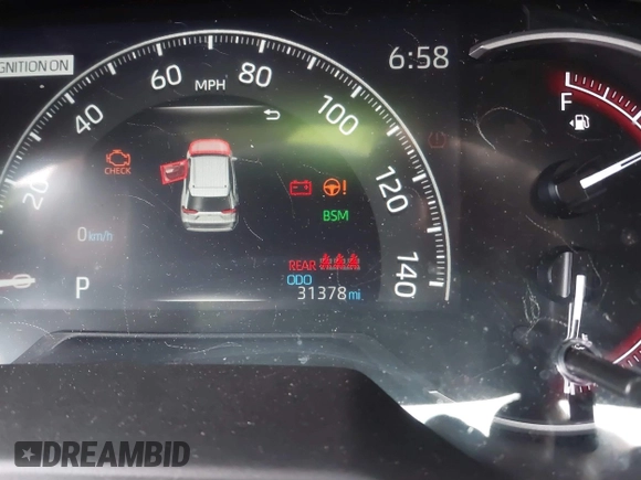 2024 Toyota RAV4 XLE with VIN 2T3P1RFV7RW442253, listed as a IAAI auction lot 41836085 with 31,378 mi miles and . Bid and sale history available at DreamBid. Image 16.