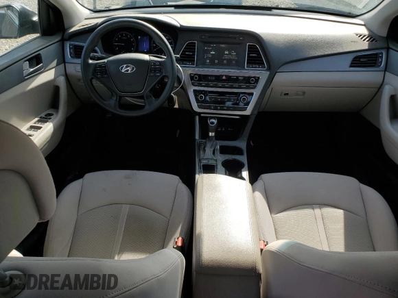 2017 Hyundai Sonata 2.4L with VIN 5NPE24AF1HH552339, listed as a Copart auction lot 53890315 with 139,850 mi miles and Salvage Title. Bid and sale history available at DreamBid. Image 8.