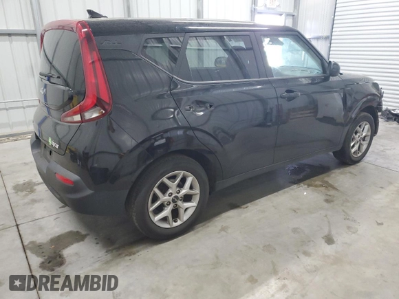 2022 Kia Soul LX with VIN KNDJ23AU8N7184684, listed as a Copart auction lot 53359015 with 52,388 mi miles and Salvage Title. Bid and sale history available at carsss.com. Image 3.