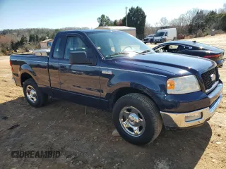 2005 Ford F-150 XL with VIN 1FTRF12525KC15573, listed as a Copart auction lot 45293005 with 185,786 mi miles and Salvage Title. Bid and sale history available at carsss.com. Image 4.