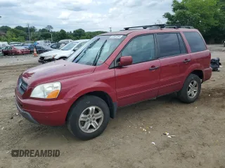 2003 Honda Pilot EX z VIN 2HKYF18523H590412, wystawiony jako Copart lot #53445905 z przebiegiem 247 082 mil mil oraz Nie do naprawy • Non repairable. Historia ofert i sprzedaży dostępna na DreamBid. Obrazek 1.