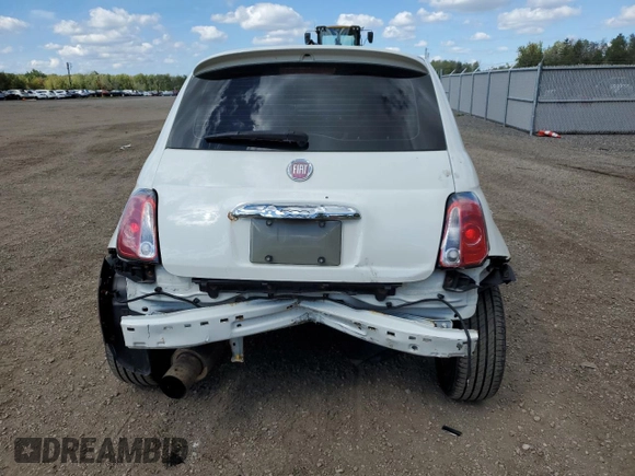2015 FIAT 500 Turbo with VIN 3C3CFFHH3FT507502, listed as a Copart auction lot 69024104 with 184,468 mi miles and Salvage Title. Bid and sale history available at carsss.com. Image 6.