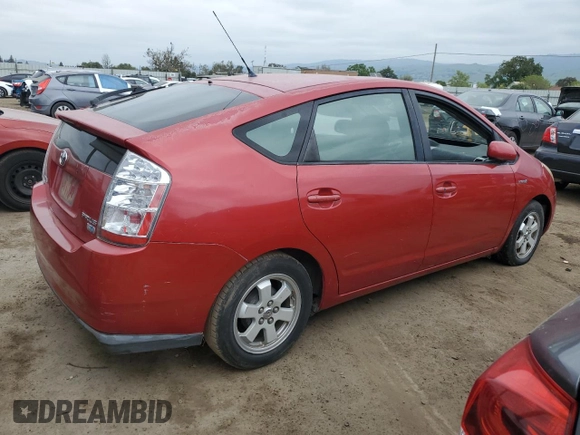 2006 Toyota Prius with VIN JTDKB20U667059524, listed as a Copart auction lot 53208455 with 297,569 mi miles and Salvage Title. Bid and sale history available at carsss.com. Image 3.