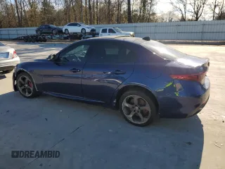 2017 Alfa Romeo Giulia with VIN ZARFAEDN8H7550758, listed as a Copart auction lot 42687635 with Not provided miles and Salvage title. Bid and sale history available at DreamBid. Image 2.