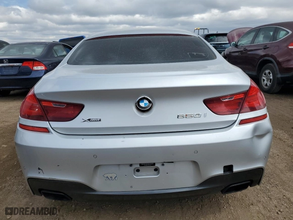 2014 BMW 6 Series 650i xDrive with VIN WBA6B4C57ED371365, listed as a Copart auction lot 52174495 with 144,856 mi miles and Clean Title. Bid and sale history available at carsss.com. Image 6.