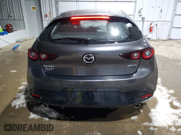 2023 Mazda 3 S Select with VIN JM1BPAKM6P1600701, listed as a Copart auction lot 43188045 with Not provided miles and Salvage title. Bid and sale history available at DreamBid. Image 6.