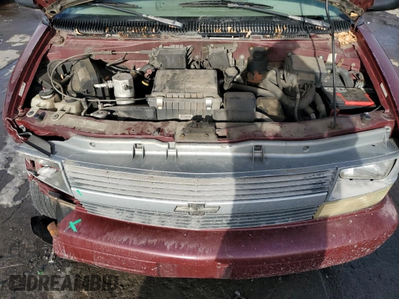 2004 Chevrolet Astro with VIN 1GNDM19X04B114559, listed as a Copart auction lot 42587645 with 212,760 mi miles and Salvage Title. Bid and sale history available at carsss.com. Image 12.