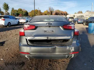 2016 Kia Forte LX with VIN KNAFX4A62G5574870, listed as a Copart auction lot 76956984 with 86,833 mi miles and Salvage Title. Bid and sale history available at carsss.com. Image 6.