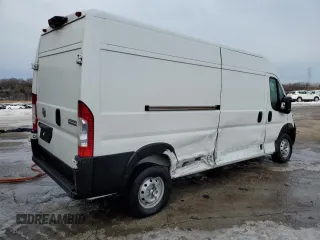 2023 Ram ProMaster Cargo with VIN 3C6LRVDG9PE535246, listed as a Copart auction lot 45709465 with 86,093 mi miles and Salvage Title. Bid and sale history available at DreamBid. Image 3.