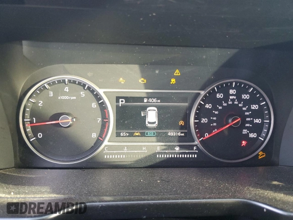 2021 Kia Sorento LX with VIN 5XYRG4LC8MG070183, listed as a Copart auction lot 49728725 with 49,316 mi miles and Salvage Title. Bid and sale history available at carsss.com. Image 9.